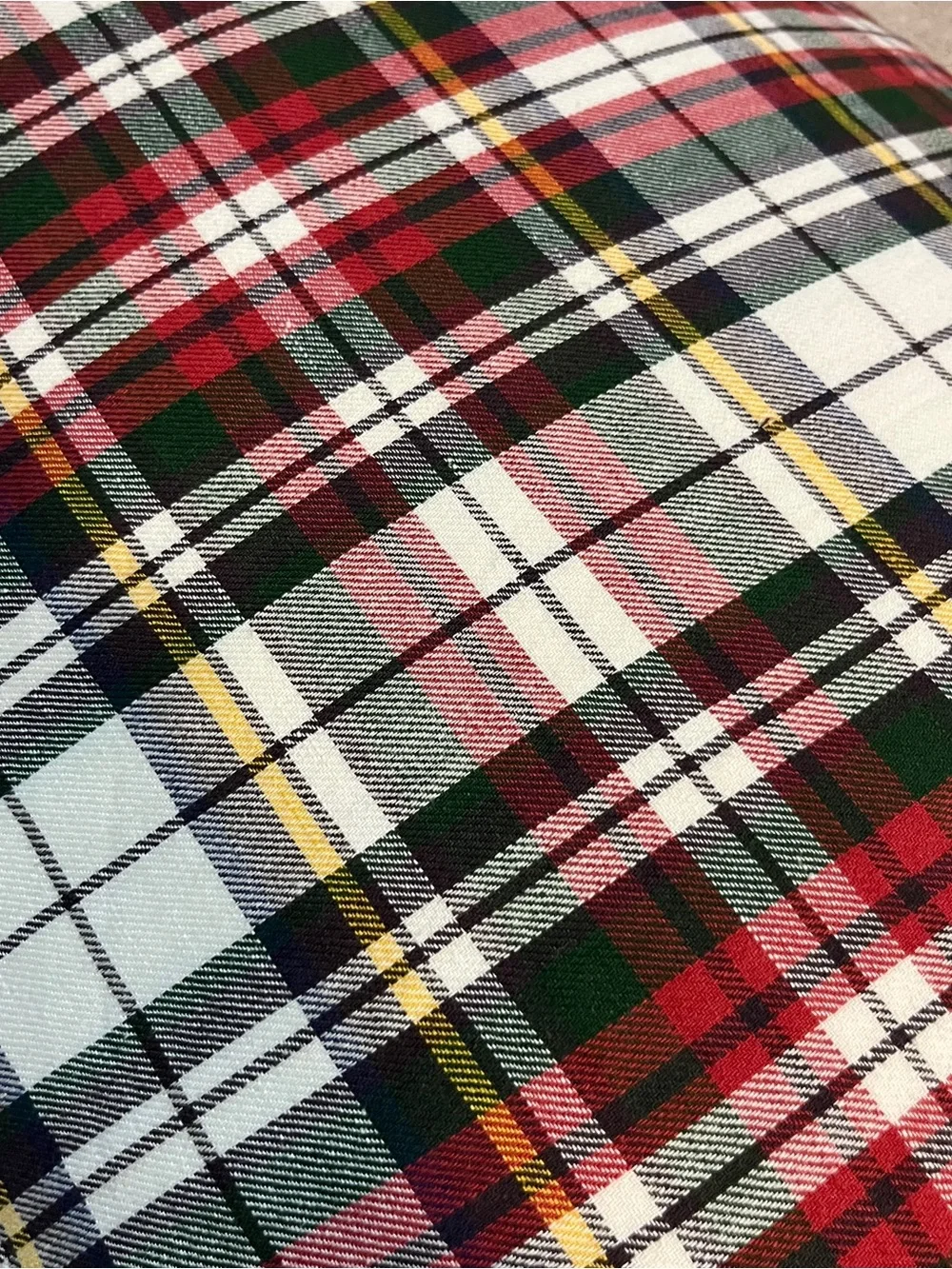 Pottery Barn Denver Plaid Lumbar 26x16”Pillow Sham Case Pillowcase Cotton Linen